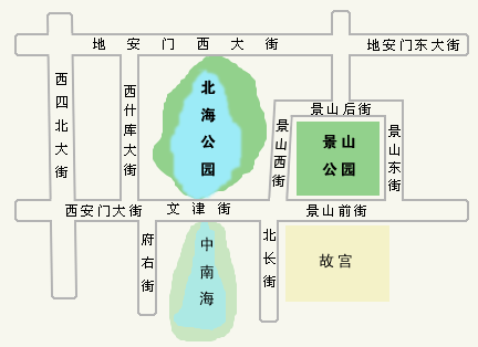 北海公園案内図