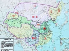 三国時代の地図