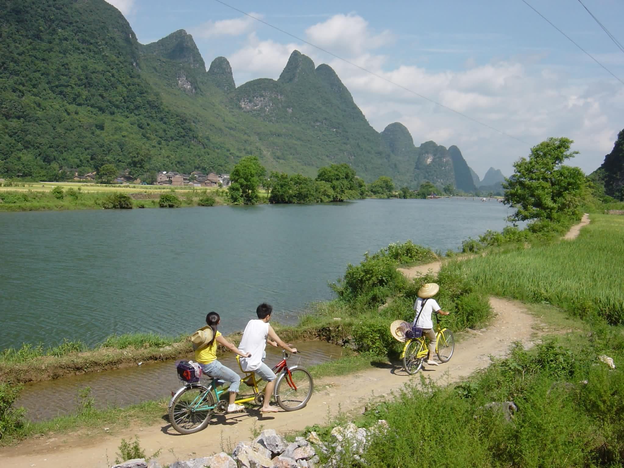桂林-自転車観光01