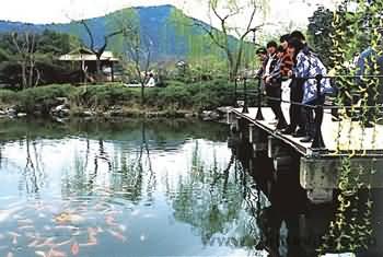 西湖十景の花港観魚