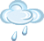 桂東天気: やや強い雨