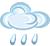 桂東天気: 強い雨