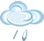 康平天気: 小雨-やや強い雨