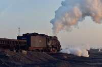 ハミ三道嶺蒸気機関車