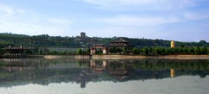 函谷関全景 函谷関全景