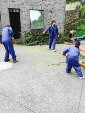 中華大熊猫苑飼育ボランティア体験
