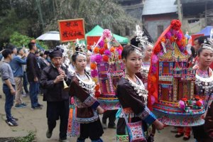 三月三花炮祭り(花炮登場)