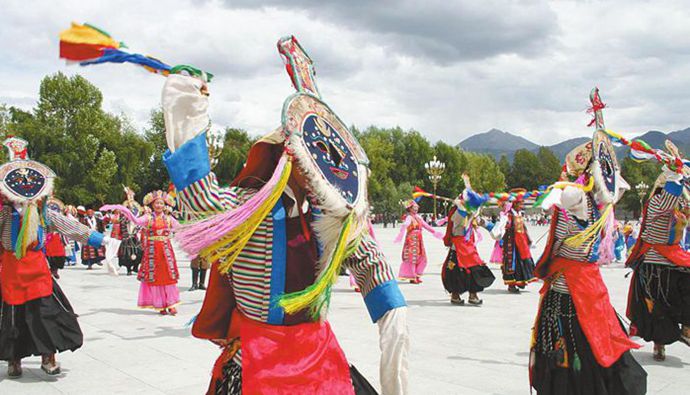 チベットショトゥンお祭り