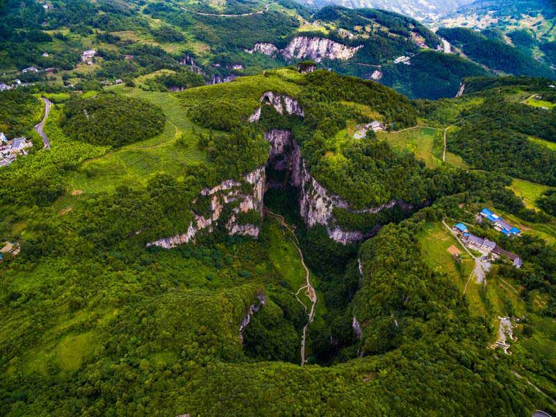 重慶武隆 後坪天坑