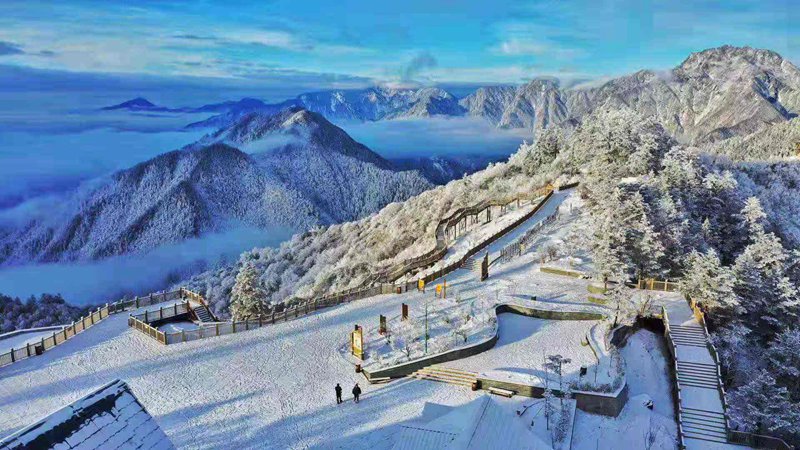 成都西嶺雪山スキー場１