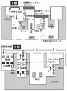 天津浜海国際空港・地図