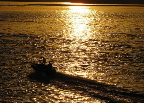 黄河夕日