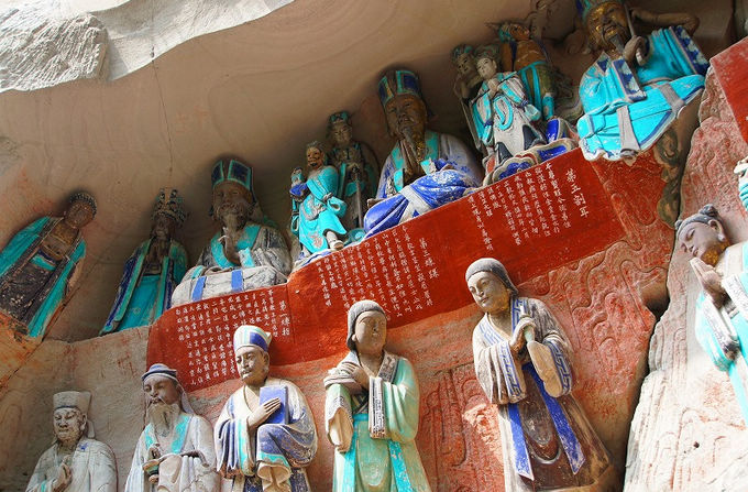 大足石刻&撮影:旅情中国お客様 池田泰童 2014年1月